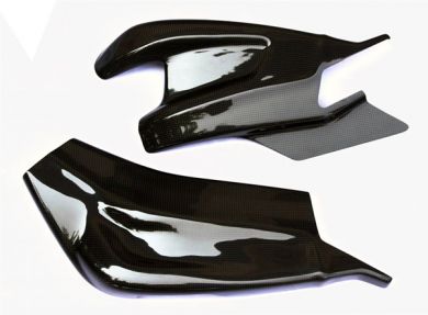 BMW S1000RR Carbon Fibre Swingarm Protectors