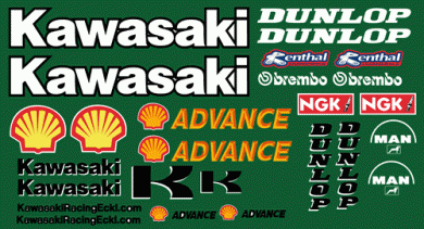 Kawasaki 1999 WSB Decal Kit
