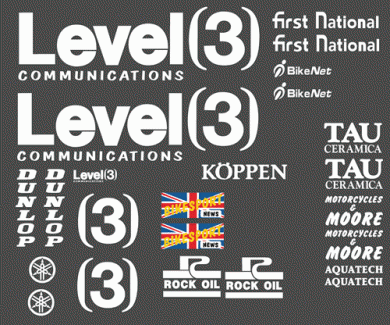 Yamaha Level 3 Rutter BSB Decal Kit