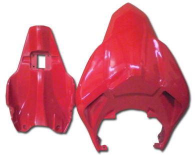 Ducati 1198/1098/848  GRP Single Seat Unit - Colour impregnated