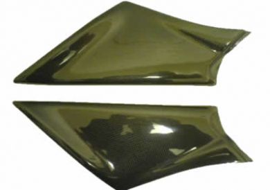 Ducati 748/916/996/998  Carbon Fibre Airbox Side Covers - can be stuck on or supplied with Dzus fasteners