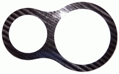 Ducati 748/916/996/998  Carbon Fibre Clock Surround