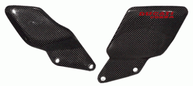 Ducati 748/916/996/998  Carbon Fibre Corsa Heelplate Kit
