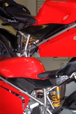 Ducati 999/749 Carbon Fibre Undertank Side Panels