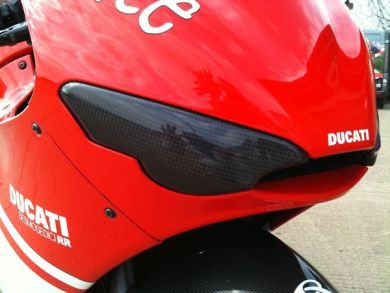 Ducati Desmosedici Carbon Fibre Headlight Covers