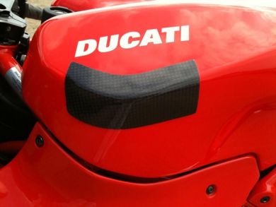 Ducati Desmosedici Carbon Fibre Tank Side Protectors