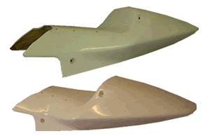 Honda SP1 / SP2 / RC51  GRP Factory Seat - White for painting - requires Factory Subframe