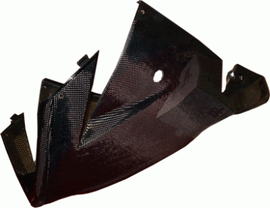 Kawasaki ZX10R 04/05 Carbon Fibre Belly Pan - One piece, lowered race style sump 