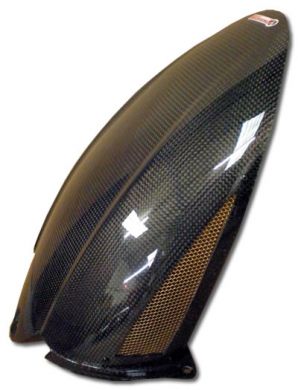 Kawasaki ZX10R 08-10  Carbon Fibre Rear Hugger Vented