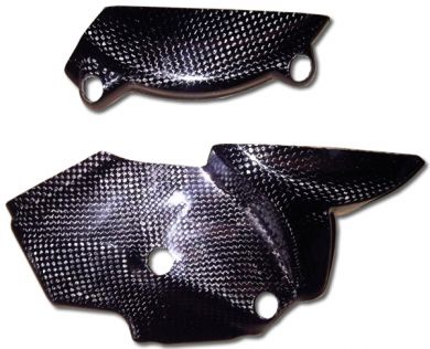 KTM RC8 Carbon Fibre Engine Case Covers