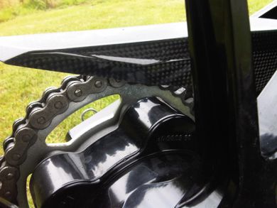 KTM RC8 Carbon Fibre Chainguard