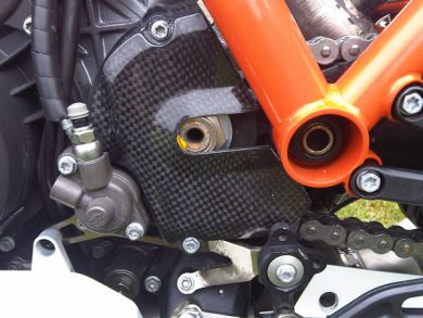 KTM RC8 Carbon Fibre Sprocket Guard