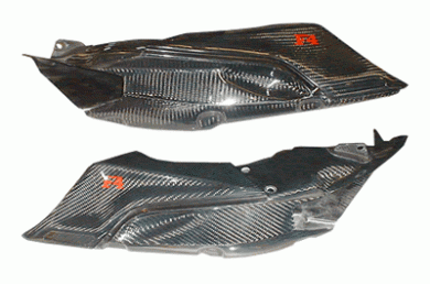 MV Agusta F4  Carbon Fibre Air Tubes - Pair - Larger and free flowing
