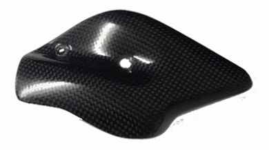 MV Agusta F4  Carbon Fibre Exhaust Guard and Heelplate Set
