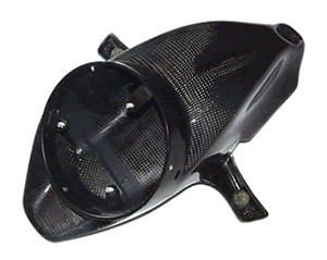 MV Agusta F4  Carbon Fibre V Piece / Radiator Cooler - For single radiator models