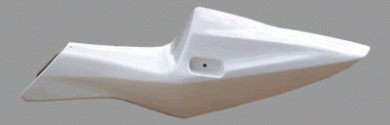 Suzuki GSXR1000 K3 / K4  GRP Single Seat - Factory style - White for painting