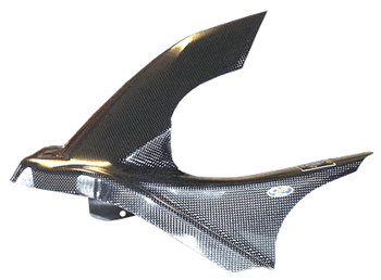 Suzuki GSXR1000 K3 / K4  Carbon Fibre Rear Hugger with Chainguard