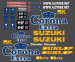 Suzuki Alstare Corona 2001 WSB Decal Kit