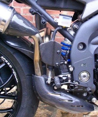 Triumph Speed Triple Exhaust Heat Shield Set