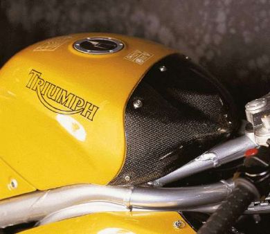 Triumph T595 / 955i  Carbon Fibre Tank Front Guard