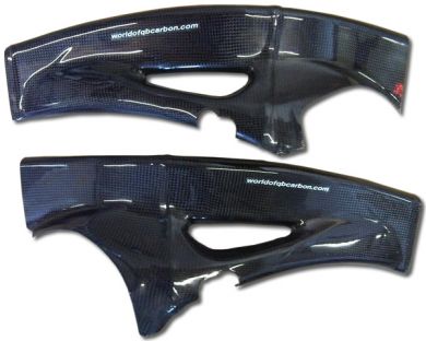 Yamaha YZF R1 2009/10 Carbon Fibre Frame Protectors