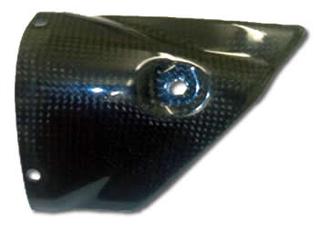 Yamaha YZF R6 2008/09 Carbon Fibre Exhaust Guard